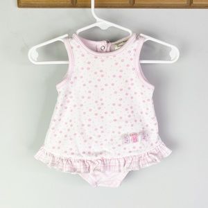 Kyle & Deena Pink Floral Onesie